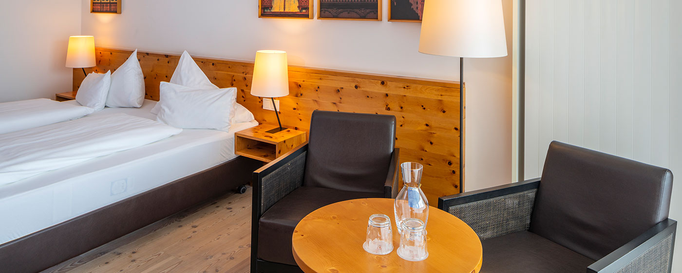 Doppelzimmer in der Villa Seilern