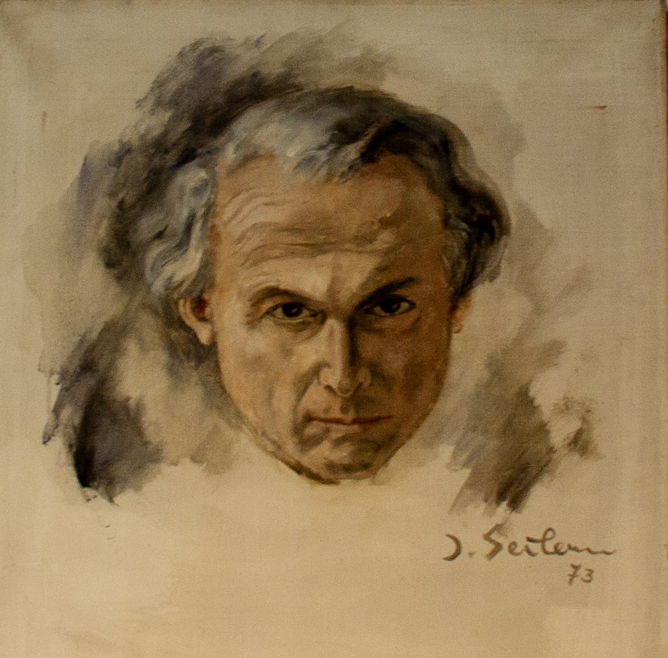Selbstporträt, 1973, Öl/ Leinwand, 65 x 60 cm, signiert und datiert rechts unten »I. Seilern 73« Selbstporträt, 1973, Öl/ Leinwand, 65 x 60 cm, signiert und datiert rechts unten »I. Seilern 73«